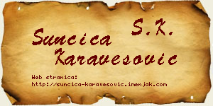 Sunčica Karavesović vizit kartica